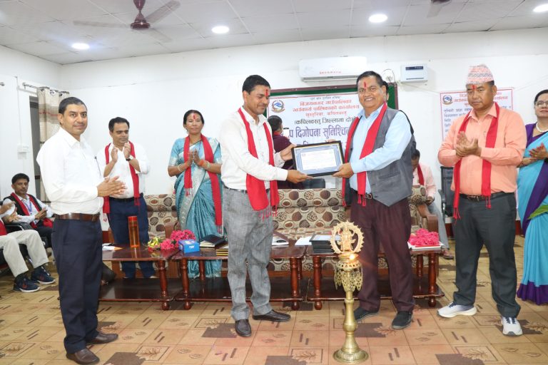 विजयनगर गाउँपालिका पूर्ण खाेप दिगाेपना सुनिश्चितता घाेषणा