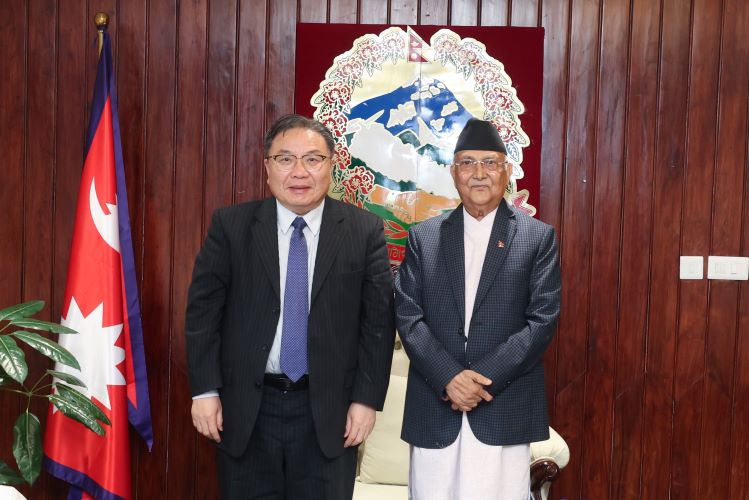 प्रधानमन्त्रीसँग विश्व बैँकका प्रबन्ध निर्देशकको शिष्टाचार भेट