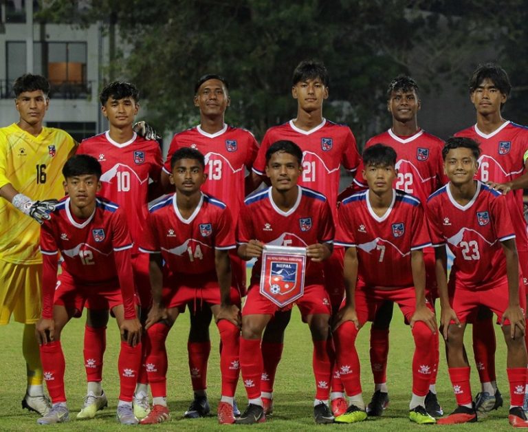 नेपाल साफ १७ वर्षमुनिको च्याम्पियनसिपको सेमिफाइनलमा