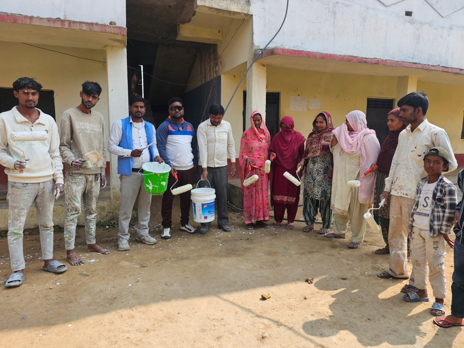 शान्तिपूर्ण होली प्रवर्द्धनका लागि मायादेवीमा ‘मुन क्याम्प’ तथा विद्यालय रंगरोगन